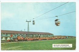 Butlin's Minehead Postcard Rp The Chair And Camp Train Unposted - Minehead