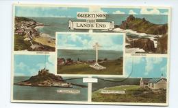 Postcard Novelty Card Land's End Cornwall Unused - Land's End