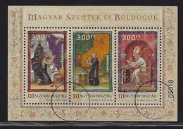 HUNGARY - 2018. S/S -Hungarian Saints And Blesseds/ Normal Version USED!!! - Proeven & Herdrukken