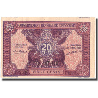 Billet, FRENCH INDO-CHINA, 20 Cents, Undated (1942), KM:90, SPL - Indochine