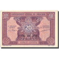 Billet, FRENCH INDO-CHINA, 20 Cents, Undated (1942), KM:90, SPL+ - Indochina