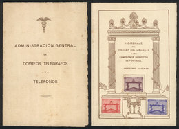 TOPIC FOOTBALL/SOCCER: Sc.388/390, 1928 Olympic Football Winners In The Olympic Games Of 1924 And 1928, Cmpl. Set Of 3 V - Otros & Sin Clasificación