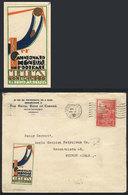 TOPIC FOOTBALL/SOCCER: Cover Sent From Montevideo To Buenos Aires On 2/JUL/1930, With Postage Along A Cinderella Topic F - Andere & Zonder Classificatie