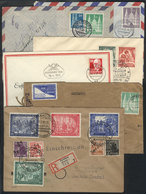 GERMANY: Lot Of 6 Interesting Covers, Some FDCs Other Other Covers Sent To Argentina, 1946/1953, VF General Quality, Goo - Autres & Non Classés