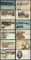 GERMANY: Fantastic Group Of 113 Old Postcards Used Between 1897 And 1899, All With Very Good Views, Most Of The Gruss Au - Otros & Sin Clasificación