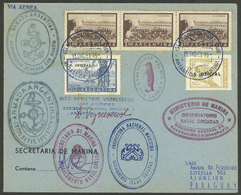 ARGENTINE ANTARCTICA (ORKNEY ISLANDS): Cover Franked With Official Stamps Sent From Islas Orcadas Del Sur To PARAGUAY On - Autres & Non Classés