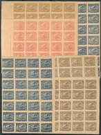 ARGENTINA: ARATA REPRINTS: 6 Different Sheets, Excellent Quality, Very Interesting Lot For The Specialist! - Buenos Aires (1858-1864)