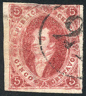 ARGENTINA: GJ.34, 8th Printing, With The Rare Mailbox 21 Cancel, Small Thins On Back, Superb Front, Few Known!" - Briefe U. Dokumente