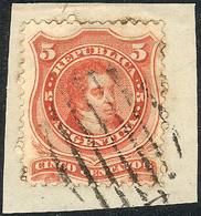 ARGENTINA: GJ.38, On Fragment With Mute Cancel Of GOYA, VF Quality! - Otros & Sin Clasificación