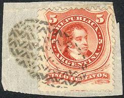 ARGENTINA: GJ.38, On Fragment With Mute Cancel Of SAN LUIS, Excellent! - Autres & Non Classés