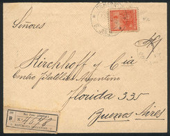 ARGENTINA: GJ.233, Seated Liberty 30c. Bright Red, Franking ALONE A Cover From SAN JUAN To Buenos Aires On 13/SE/1902, V - Andere & Zonder Classificatie