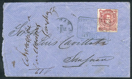 ARGENTINA: Cover Franked With 8c. (GJ.49) With The Rare Cancel ESTAFETA AMBULANTE F. C. ANDINO - SAN LUIS Nº2 - 24/FEB/1 - Sonstige & Ohne Zuordnung