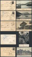 ARGENTINA: 5 Handsome Postcards With Views Of Various Places (editors: Rosauer, Pedrocchi, La Nación), Sent To France Be - Other & Unclassified