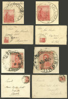 ARGENTINA: 4 Covers Used Between 1913 And 1918 With Postmarks Of TULUMBA And UNQUILLO In The Province Of Córdoba, One Be - Other & Unclassified