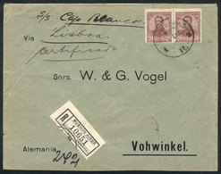 ARGENTINA: Registered Cover Sent From Buenos Aires To Germany On 2/JA/1913 Franked With 48c. (pair Of 24c. San Martin In - Altri & Non Classificati