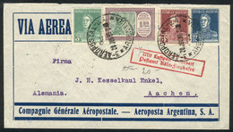 ARGENTINA: 20/JUN/1930 Buenos Aires - Germany, By C.G.A.: Airmail Cover Franked With 1.45P. (GJ.652 + Other Values), Wit - Andere & Zonder Classificatie