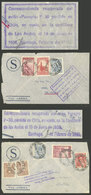 ARGENTINA: CRASH COVER: 2 Airmail Covers Sent From Buenos Aires To Panamá, The Flight Crashed In The Andes Mountains On  - Sonstige & Ohne Zuordnung