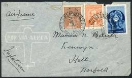 ARGENTINA: Airmail Cover Sent From Buenos Aires To England On 13/FE/1940, Franked With 1.45P. Including The 1.32P. Fonop - Andere & Zonder Classificatie