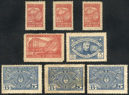 ARGENTINA: CAJA DE AHORRO: Small Group Of Revenue Stamps, Some With Minor Defects, Interesting And Rare! - Andere & Zonder Classificatie