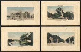 ARGENTINA: BUENOS AIRES: 4 PCs With Nice Views, Ed. Cantiello, Unused - Argentine