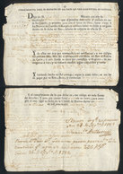 ARGENTINA: 15/JA/1785, Bill Of Lading For The Shipment Of 147 Doubloons Of 16 Ounces To Pay A Debt In Cádiz, Which Were  - Non Classés