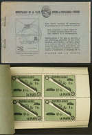 ARGENTINA: Municipality Of La Plata, COMPLETE BOOKLET Of 20 Cinderellas Indicating The Travelling Times Between Buenos A - Sonstige & Ohne Zuordnung