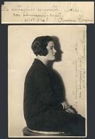 ARGENTINA: MAIZANI, Azucena: Tango Singer, Size Of The Photo 15x21 Cm, Dedicated And Dated 15/DE/1924, With Her Autograp - Other & Unclassified