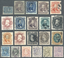 BRAZIL: Lot Of Interesting Old Stamps Of VF Quality, All Different, Scott Catalog Value US$760, Good Opportunity! - Andere & Zonder Classificatie