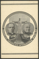 BRAZIL: Eucharistic Congress Of 1934: Cardinal Pacelli And Cardinal Leme With Christ The Redeemer, With Variety: Offset  - Other & Unclassified