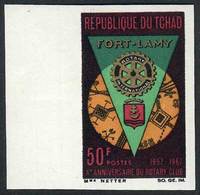 CHAD: Sc.151, 1968 Rotary, IMPERFORATE Variety, VF Quality! - Tchad (1960-...)