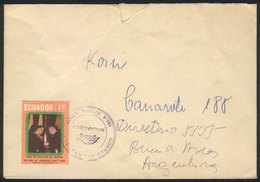 ECUADOR: GALAPAGOS I.-Argentina (circa 1968): 3 Covers Sent From SANTA CRUZ ISLAND, Galápagos To Buenos Aires, Rare TURT - Equateur
