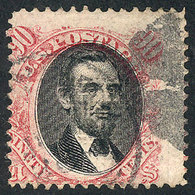 UNITED STATES: Sc.122, 1869 90c. Lincoln, Used, VF, Rare, Catalog Value US$1,800 - Other & Unclassified