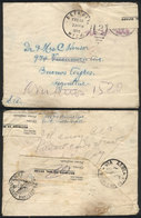 UNITED STATES: AIRPLANE ACCIDENT: Cover Sent From Detroit To Buenos Aires On 17/DE/1935, With Signs Of Having Been In Th - Postal History