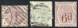 GREAT BRITAIN: 3 Old Stamps, One Mint With Gum, The Rest Used, Fine To VF Quality, Scott Catalog Value US$900+ - Other & Unclassified