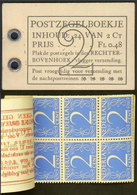 NETHERLANDS: Booklet Of 48 Complete, Including 24 Stamps Of 2c., With Tiny Defect, Interesting! - Other & Unclassified