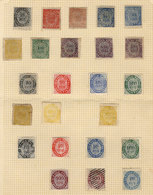 PORTUGUESE INDIA: Old Collection On Album Pages, With Used Or Mint (can Be Without Gum) Stamps, The General Quality Is F - Inde Portugaise