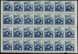 IRAN: FIGHT AGAINST TUBERCULOSIS: 1966 Issue, Large Block Of 28 Cinderellas, MNH, 2 Or 3 With Defects, Excellent General - Irán