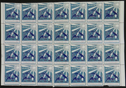 IRAN: FIGHT AGAINST TUBERCULOSIS: 1966 Issue, Large Block Of 28 Cinderellas, MNH, 2 Or 3 With Defects, Excellent General - Iran