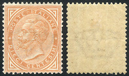 ITALY: Sc.27, Mint WITH ORIGINAL GUM, Lightly Hinged, Good Example, Catalog Value US$4,000 - Unclassified