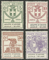 ITALY: Sassone 38/41, Cmpl. Set Of 4 MNH Values, Very Fine Quality, Catalog Value Euros 450. - Other & Unclassified