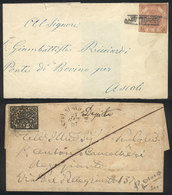 ITALY: 1 Old Folded Cover + 1 Front, With Light Defect, Good Appearance, Very Los Start! - Sin Clasificación