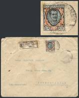 ITALY: Registered Cover Sent From Genova To Argentina On 22/MAY/1924, Franked By Sc.89 (Sa.150) ALONE, Fine Quality, Rar - Sin Clasificación