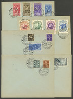 ITALY: 5 Covers With Mixed Frankings And Postmarks Of Of Ljubljana And Agordo Of 1941 And 1942, Respectively, Interestin - Unclassified