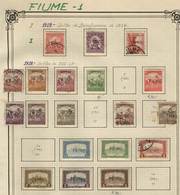 ITALY - FIUME: Old Collection On Album Pages, Fairly Complete. It Includes Many Rare Stamps Of High Value. The General Q - Fiume