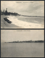 MADAGASCAR: TAMATAVE: 2 Postcards With General Views, Circa 1910, Unused, VF Quality! - Madagascar