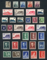 NORWAY: Lot Of Used Or Mint Lightly Hinged Stamps, Most Of Very Fine Quality, Yvert Catalog Value Over Euros 500, Low St - Sonstige & Ohne Zuordnung