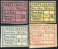 SWITZERLAND: Old Set Of Labels Of LOCAL POST, MNH, Excellent Quality! - Other & Unclassified