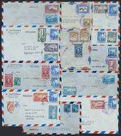 VENEZUELA: 97 Airmail Covers Sent To Argentina Between 1940 And 1950, Nice Postages, Very Fine General Quality! - Venezuela