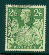 GB 1939-42 KGVI 2/6 Green Royal Arms FU  Lot32752 - Zonder Classificatie