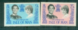 Isle Of Man 1981 Charles & Diana Royal Wedding MUH Lot81936 - Man (Insel)